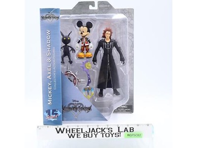 Mickey Axel & Shadow Kingdom Hearts 2017 Diamond Select Action Figure MOSC NEW