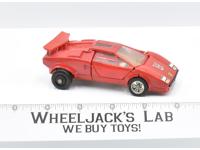 Sideswipe Vintage Hasbro 1985 G1 Transformers Action Figure REPLACED BACK TIRES