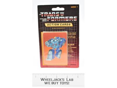 Astrotrain Sealed Pack Card #110 Transformers Trading Action Cards 1985 G1
