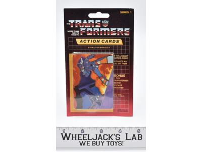 Frenzy Sealed Pack Card #134 Transformers Trading Action Cards 1985 G1