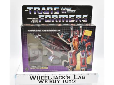 Thrust MIB 100% Complete 1985 Vintage Hasbro Action Figure G1 Transformers