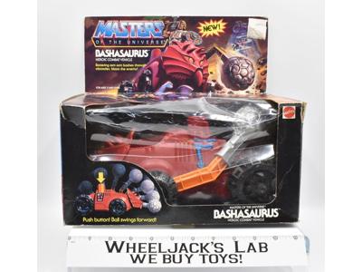 Bashasaurus W Box Complete 1984 He-Man Masters of the Universe MOTU Mattel