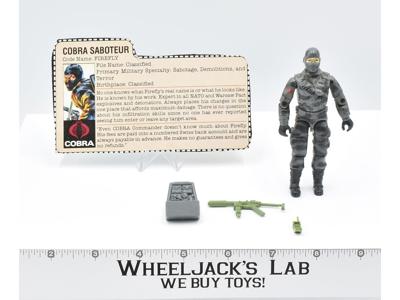 Firefly V1 100% Complete GI Joe 1984 Hasbro Action Figure Vintage