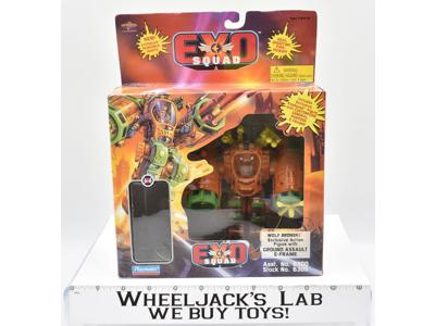 Wolf Bronski Ground Assault E-Frame W Box Complete Exo Squad Robotech Playmates