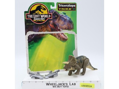 Triceratops Trike COMPLETE JP44 Jurassic Park The Lost World 1997 W/CARDBACK