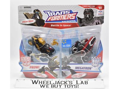 Prowl Megatron Battle In Space Animated Deluxe Walmart MISB 2008 Transformers