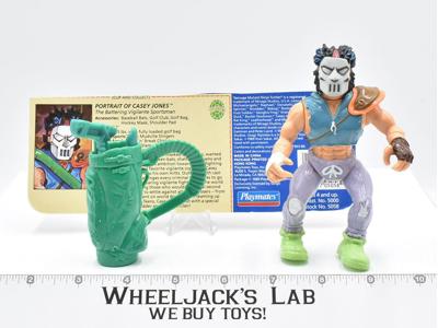 Casey Jones 100% Complete 1989 TMNT Teenage Mutant Ninja Turtle Playmates