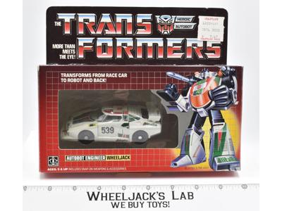 Wheeljack NICE BOX MIB NR MINT FIGURE 100% Complete 1985 Vintage G1 Transformers