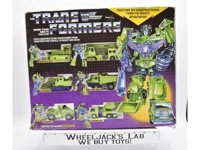 Devastator Giftset NICE FIGS 100% Complete Vintage G1 Transformers Action Figure