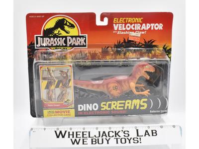 Velociraptor Dino Screams #A NEW Jurassic Park Kenner 1993