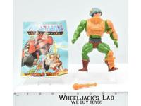 Man-At-Arms D 100% Complete 1982 MOTU Masters of the Universe He-Man W/ Comic