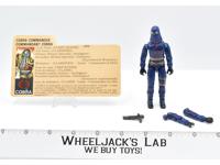 Cobra Commander CANADA Enemy Leader V1 100% Complete GI Joe 1984 Hasbro Vintage