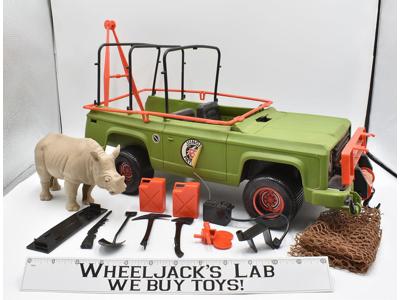 Jungle Patrol Truck Jeep Playset W Net Big Jim Mattel Vintage 1973 Action Figure