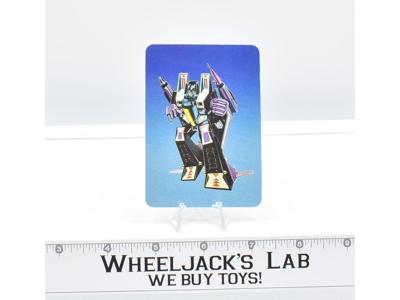 Skywarp Card 101 Variant Color Transformers Action Trading Cards 1985 G1