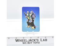 Skywarp Card 101 Variant Color Transformers Action Trading Cards 1985 G1