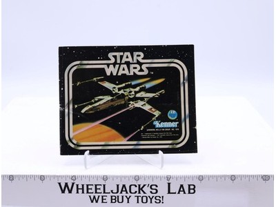 X-Wing Cover First 12 Mini Toy Catalog Insert ORIGINAL Star Wars 1978 Kenner