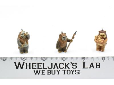 Ewoks 1998 Set Of 3 Star Wars Hallmark Keepsake Ornament