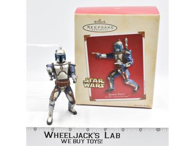 Jango Fett Handcrafted 2002 Star Wars Hallmark Keepsake Ornament