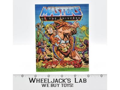 Snake Attack! Mini Comic He-Man Masters of the Universe MOTU MATTEL 1985