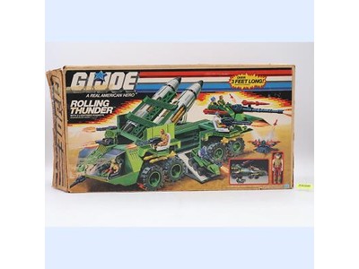 Rolling Thunder W/Armadillo 100% Complete GI Joe 1988 Vintage Hasbro Vehicle