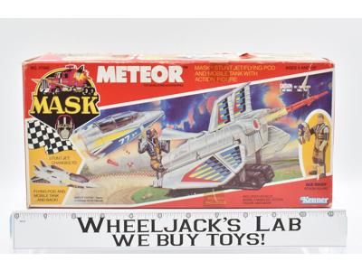 Meteor Ace Riker w Box Vehicle MASK 1987 Kenner Vintage Action Figure