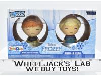 Anna &amp; Elsa Disney Frozen 2 Pack Funko Dorbz TRU NEW MISB Action Figure
