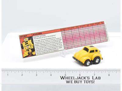 Bumblebee ~ 100% Complete 1985 Vintage G1 Transformers Action Figure W Tech