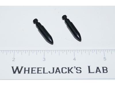 Wheeljack 2x Missiles Rockets Vintage Hasbro G1 Transformers 1984 Action Figure