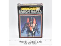 Baron Karza w Box &amp; Instructions Mego Micronauts Vintage Action Figure 1977