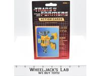 Bumblebee Sealed Pack Card #28 Transformers Trading Action Cards 1985 G1