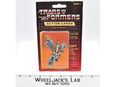 Swoop Sealed Pack Card #35 Transformers Trading Action Cards 1985 G1