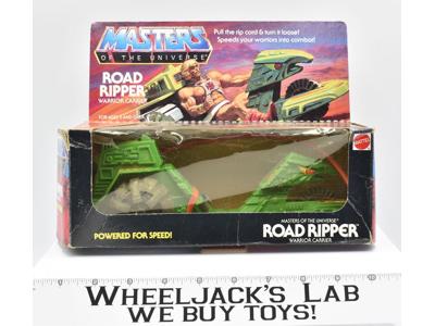 Road Ripper W Box Complete 1983 He-Man Masters of the Universe MOTU Mattel