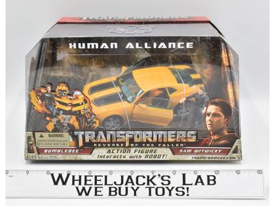 Human Alliance Bumblebee &amp; Sam Witwicky 2008 NEW MISB Transformers Hasbro