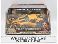 Human Alliance Bumblebee &amp; Sam Witwicky 2008 NEW MISB Transformers Hasbro