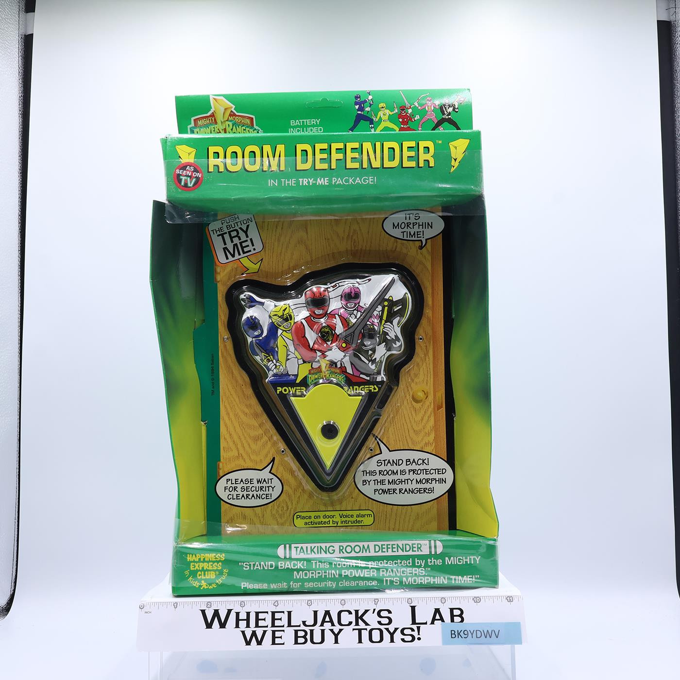 Room Defender Mighty Morphin Power Rangers 1994 Happiness Express NEW SEALED