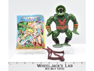 Leech D 100% Complete 1985 He-man MOTU Mattel Masters of the Universe W/ Comic