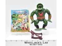 Leech D 100% Complete 1985 He-man MOTU Mattel Masters of the Universe W/ Comic