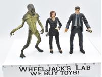 Agent Fox Mulder, Dana Scully &amp; Attack Alien Set Complete 1998 McFarlane