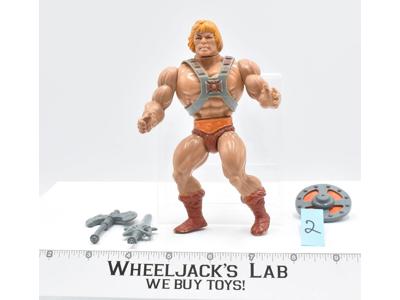 He-Man SOFT HEAD B 100% Complete 1982 MOTU Masters of the Universe Vintage