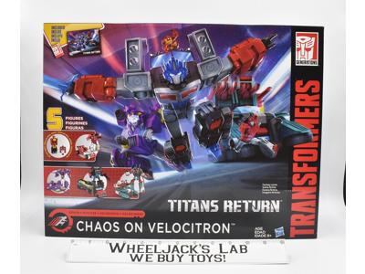 Chaos On Velocitron 2 Titans Return 2016 NEW Transformers Hasbro