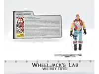 Monkeywrench Dreadnok 100% Complete 1986 GI Joe Vintage Hasbro Action Figure