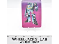 Soundwave Card 104 Variant Color Transformers Action Trading Cards 1985 G1