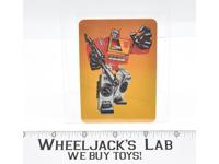Blaster Card 19 Variant Color Transformers Action Trading Cards 1985 G1