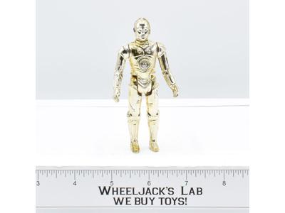 C-3PO #3 100% Complete Star Wars Vintage Kenner 1977 Action Figure No Repro