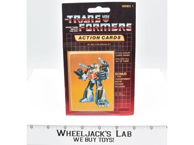 Wheeljack Sealed Pack Card #14 of Transformers Trading Action Cards 1985 G1