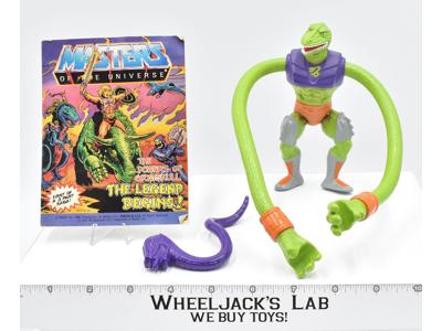 Sssqueeze 1986 100% Complete He-Man MOTU Mattel Masters of the Universe W/ Comic