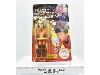 Optimus Prime Squeeze'n Blow MOSC G1 Transformers Hasbro HG Toys 1984 Vintage