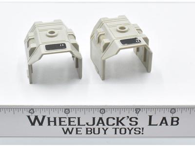 Metroplex Knee Caps Leg Covers WITH STICKER 1985 Vintage Hasbro G1 Transformers
