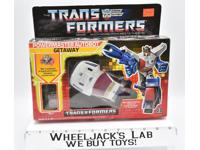 Getaway Powermaster WHITE FIGURE 100% Complete 1988 Vintage G1 Transformers