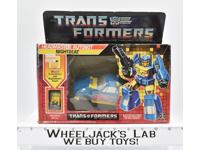 Nightbeat MIB 100% Complete 1988 Hasbro Vintage G1 Transformers Action Figure